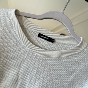 J.Lindeberg Women's Textured White Sweater